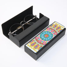 Load image into Gallery viewer, DIY Diamond Painting Eye Glasses Box Travel Leather Sunglasses Storage Case