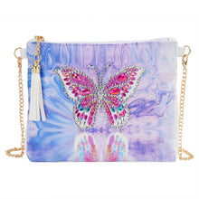Load image into Gallery viewer, DIY Butterfly Special Shaped Diamond Painting Leather Chain Shoulder Bags