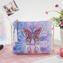 Load image into Gallery viewer, DIY Butterfly Special Shaped Diamond Painting Leather Chain Shoulder Bags