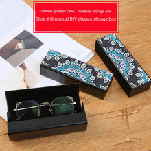 Load image into Gallery viewer, DIY Diamond Painting Eye Glasses Case Travel Leather Sunglasses Storage Box
