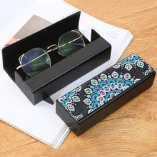 Load image into Gallery viewer, DIY Diamond Painting Eye Glasses Case Travel Leather Sunglasses Storage Box