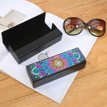 Load image into Gallery viewer, DIY Diamond Painting Leather Eye Glasses Box Travel Sunglasses Storage Case