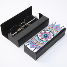 Load image into Gallery viewer, DIY Diamond Painting Leather Eyeglasses Storage Box Case Sunglasses Holder