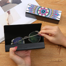 Load image into Gallery viewer, DIY Diamond Painting Leather Eyeglasses Storage Box Case Sunglasses Holder