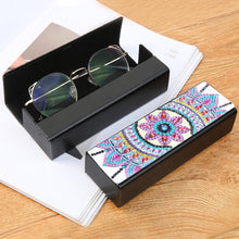 Load image into Gallery viewer, DIY Diamond Painting Leather Eyeglasses Storage Box Case Sunglasses Holder