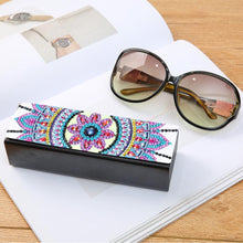 Load image into Gallery viewer, DIY Diamond Painting Leather Eyeglasses Storage Box Case Sunglasses Holder
