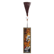 Load image into Gallery viewer, DIY Special Shaped Diamond Painting Leather Bookmark Tassel Book Marks Gift