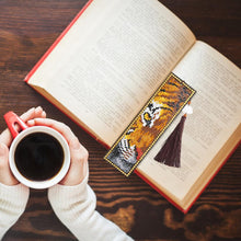 Load image into Gallery viewer, DIY Special Shaped Diamond Painting Leather Bookmark Tassel Book Marks Gift