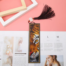 Load image into Gallery viewer, DIY Special Shaped Diamond Painting Leather Bookmark Tassel Book Marks Gift