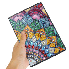 Load image into Gallery viewer, DIY Colorful Special Shaped Diamond Painting 50 Page A5 Sketchbook Notebook