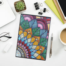 Load image into Gallery viewer, DIY Colorful Special Shaped Diamond Painting 50 Page A5 Sketchbook Notebook