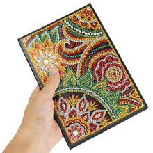 Load image into Gallery viewer, DIY Mandala Special Shaped Diamond Painting 50 Pages Sketchbook A5 Notebook