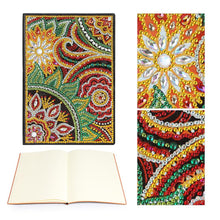 Load image into Gallery viewer, DIY Mandala Special Shaped Diamond Painting 50 Pages Sketchbook A5 Notebook