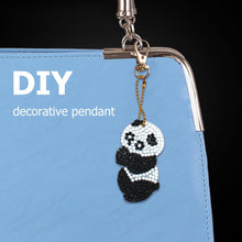 Load image into Gallery viewer, 5pcs Panda Type Keychain Gift DIY Diamond Painting Special Shape Full Drill