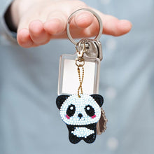 Load image into Gallery viewer, 5pcs Panda Type Keychain Gift DIY Diamond Painting Special Shape Full Drill