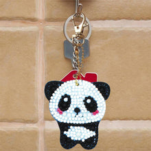 Load image into Gallery viewer, 5pcs Panda Type Keychain Gift DIY Diamond Painting Special Shape Full Drill
