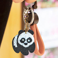 Load image into Gallery viewer, 5pcs Panda Type Keychain Gift DIY Diamond Painting Special Shape Full Drill