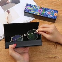 Load image into Gallery viewer, DIY Diamond Painting Leather Eyeglasses Storage Box Case Sunglasses Holder