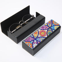 Load image into Gallery viewer, DIY Diamond Painting Sunglasses Case Portable Leather Glasses Storage Box