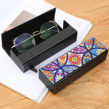 Load image into Gallery viewer, DIY Diamond Painting Sunglasses Case Portable Leather Glasses Storage Box