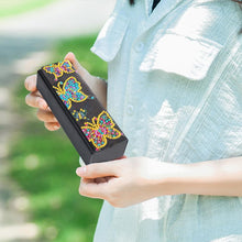 Load image into Gallery viewer, DIY Butterfly Diamond Painting Leather Eye Glasses Box Sunglasses Holder