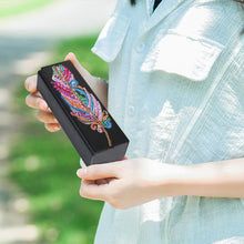 Load image into Gallery viewer, DIY Diamond Painting Leather Sunglasses Storage Box Portable Glasses Case