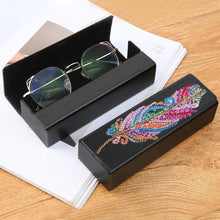 Load image into Gallery viewer, DIY Diamond Painting Leather Sunglasses Storage Box Portable Glasses Case