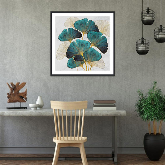 Leaf 40*40CM(Canvas) Full Round Drill Diamond Painting