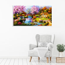Load image into Gallery viewer, Scenery 100*55CM(Canvas) Full Round Drill Diamond Painting