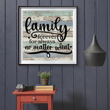 Load image into Gallery viewer, Family 30*30CM(Canvas) Full Round Drill Diamond Painting