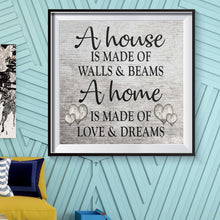 Load image into Gallery viewer, Letter 30*30CM(Canvas) Full Round Drill Diamond Painting