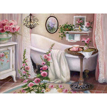 Load image into Gallery viewer, Bathtub 30*40CM(Canvas) Full Round Drill Diamond Painting