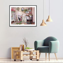 Load image into Gallery viewer, Bathtub 30*40CM(Canvas) Full Round Drill Diamond Painting