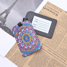 Load image into Gallery viewer, DIY Special Shaped Diamond Painting Mandala Leather Luggage Boarding Pass