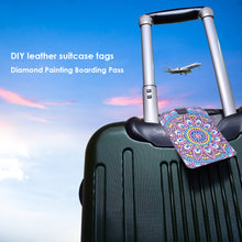 Load image into Gallery viewer, DIY Special Shaped Diamond Painting Mandala Leather Luggage Boarding Pass