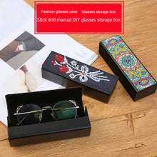 Load image into Gallery viewer, DIY Diamond Painting Leather Eye Glasses Box Travel Sunglasses Storage Case