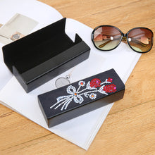 Load image into Gallery viewer, DIY Diamond Painting Leather Eye Glasses Box Travel Sunglasses Storage Case