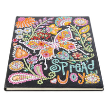 Load image into Gallery viewer, DIY Special Shaped Diamond Painting Butterfly 50 Pages A5 Painting Notebook