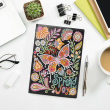 Load image into Gallery viewer, DIY Special Shaped Diamond Painting Butterfly 50 Pages A5 Painting Notebook