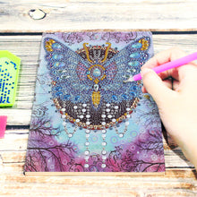 Load image into Gallery viewer, DIY Butterfly Special Shape Diamond Painting 50 Pages A5 Student Sketchbook