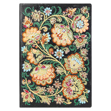 Load image into Gallery viewer, DIY Flower Special Shaped Diamond Painting 50 Pages A5 Sketchbook Notebook