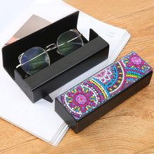 Load image into Gallery viewer, DIY Diamond Pinting Leather Eye Glasses Storage Box Sunglasses Organizer