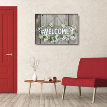 Load image into Gallery viewer, Welcome 40*30CM(Canvas) Full Round Drill Diamond Painting