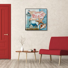 Load image into Gallery viewer, Beach 30*30CM(Canvas) Full Round Drill Diamond Painting