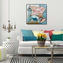 Load image into Gallery viewer, Beach 30*30CM(Canvas) Full Round Drill Diamond Painting