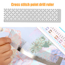 Load image into Gallery viewer, DIY Diamond Painting Tool Square Round Drill Cross Stitch Point Drill Ruler