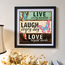 Load image into Gallery viewer, Letter Butterfly 30*30CM(Canvas) Full Round Drill Diamond Painting