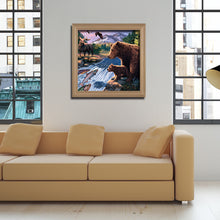 Load image into Gallery viewer, Bear 30*30CM(Canvas) Full Round Drill Diamond Painting
