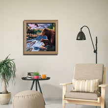 Load image into Gallery viewer, Bear 30*30CM(Canvas) Full Round Drill Diamond Painting