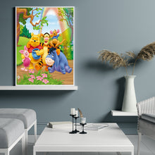 Load image into Gallery viewer, Pooh Bear 30*40CM(Canvas)-Full Round Drill Diamond Painting